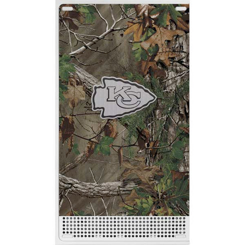 NFL Kansas City Chiefs Realtree Xtra Green Camo Xbox Series S Console Skin